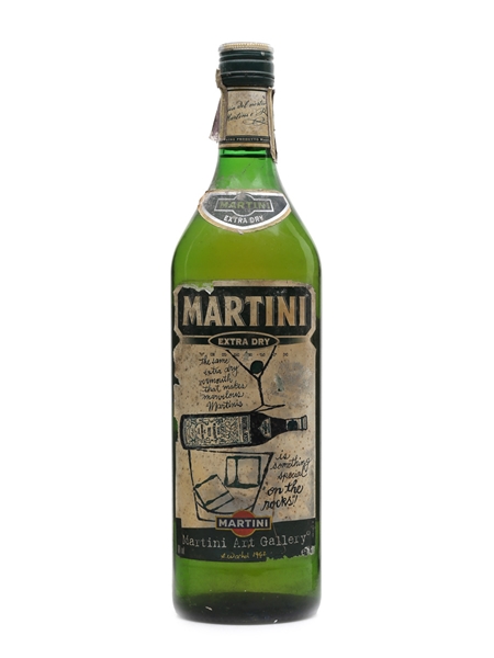 Martini Extra Dry Bottled 2001 - Andy Warhol 1962 Label 100cl / 18%