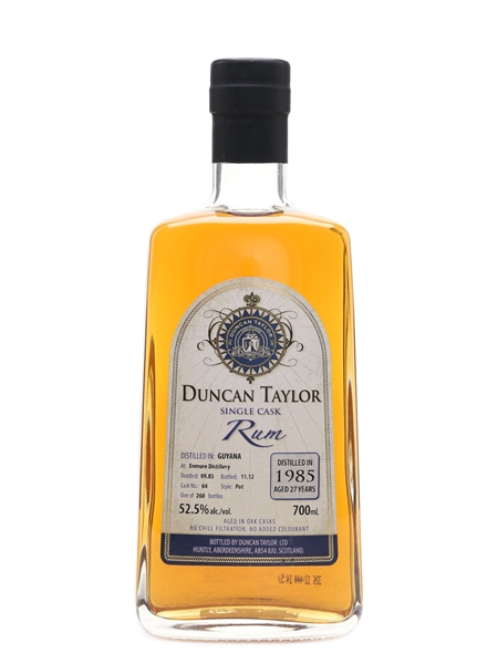 Enmore 1985 Single Cask Rum 27 Year Old - Duncan Taylor 70cl / 52.5%