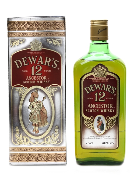 Dewar's 12 Year Old Bottled 1980s - The Ancestor 75cl / 40%