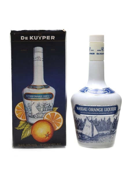 De Kuyper Nassau Orange Liqueur Bottled 1970s 70cl / 40%