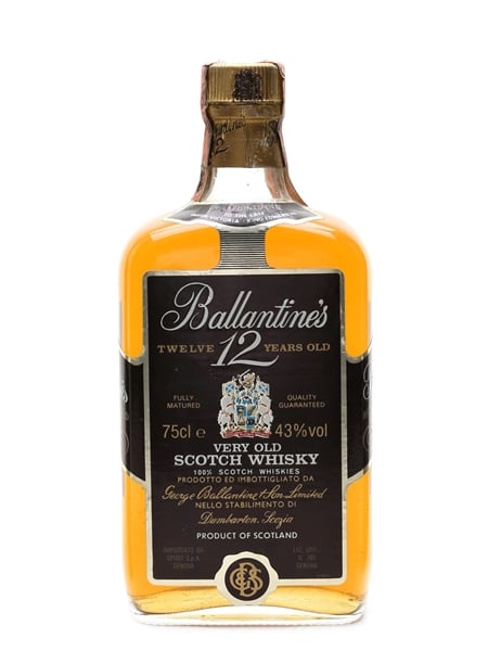 Ballantine's 12 Year Old Bottled 1970s 75cl / 43%