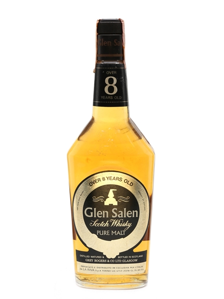 Glen Salen 8 Year Old Bottled 1970s - La Riva 75cl / 40%