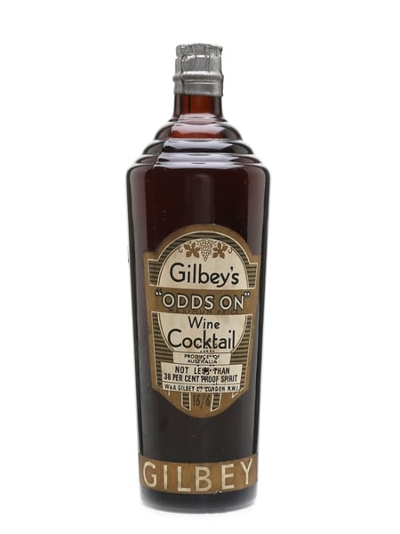 Gilbey's Odds On Bottled 1940s 70cl / 22%