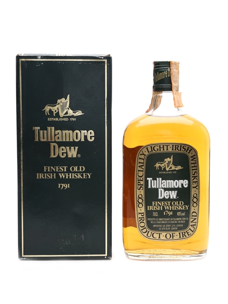 Tullamore Dew Specially Light Bottled 1980s - Spirit 75cl / 40%