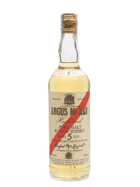 Angus McKay 5 Year Old Sili Rovigo 70cl / 40%