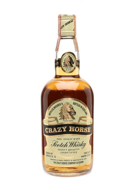 Crazy Horse Finest Rare Bottled 1970s -  Riccadonna 75cl / 43%