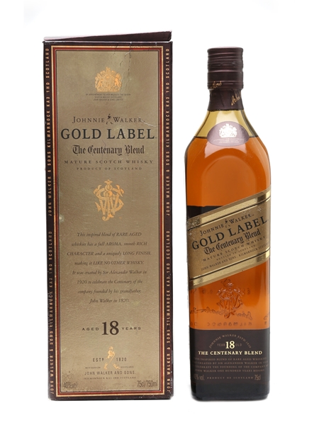 Johnnie Walker Gold Label 18年 Whisky Johnnie Walker Gold Aged 18 yo 0,7L 40% - whisky