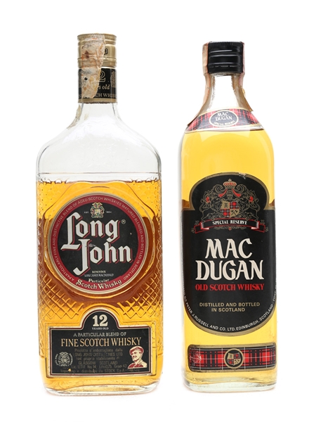 Mac Dugan & Long John Bottled 1970s-1980s 75cl / 43%