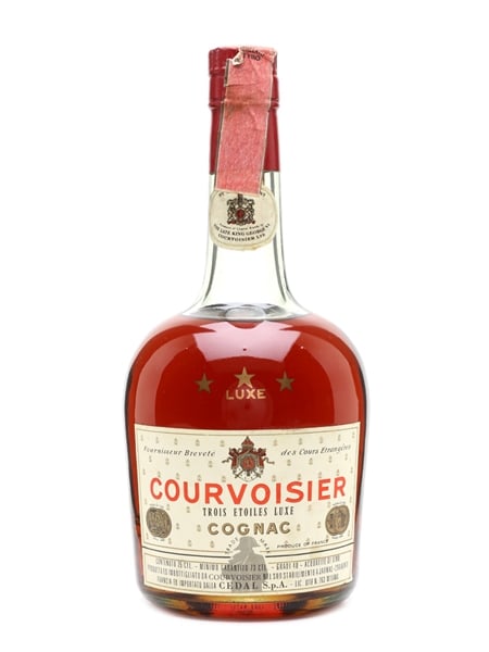 Courvoisier 3 Star Luxe Bottled 1970s - Cedal 75cl / 40%