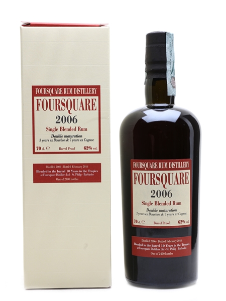 Foursquare 2006 Single Blended Rum 10 Year Old - Velier 70cl / 62%