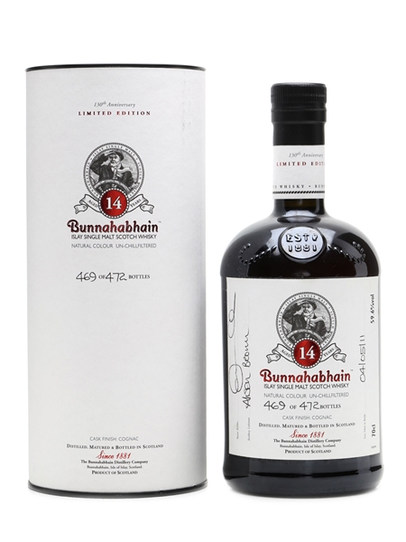 Bunnahabhain 14 Years Old 130th Anniversary 70cl  / 59.6%