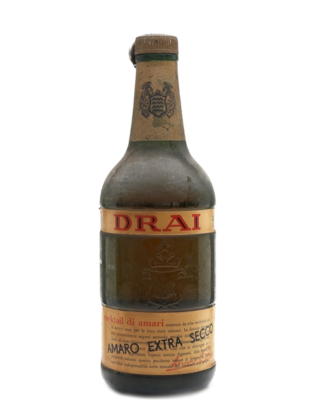 Saronno Drai Amaro Extra Secco Bottled 1950s 100cl / 36%