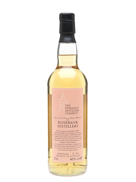 Rosebank 1990 15 Year Old - Bottle number 2 70cl / 46%