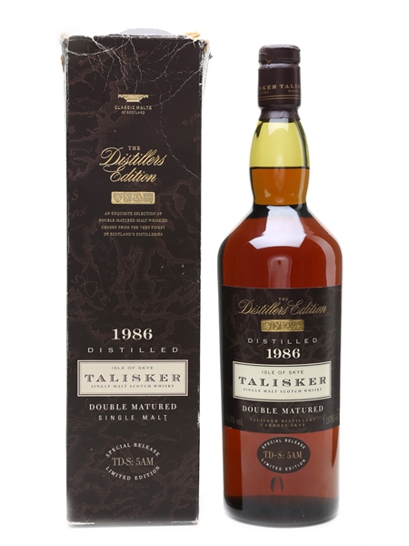 Talisker 1986 Distillers Edition First Release 100cl / 45.8%