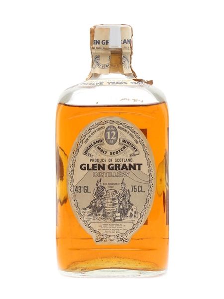 Glen Grant 12 Year Old Bottled 1970s - Giovinetti 75cl / 43%