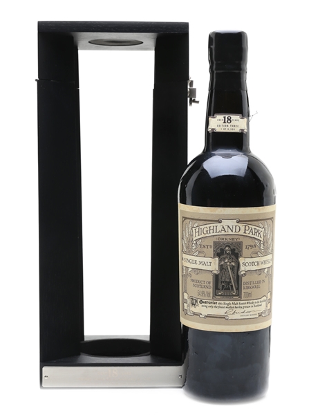 Highland Park 1993 18 Year Old Earl Haakon Of Orkney Edition Three 70cl / 54.9%