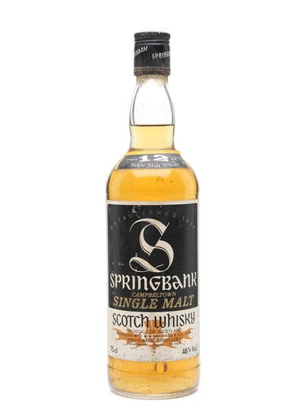 Springbank 12 Year Old Bottled 1980s 75cl / 46%