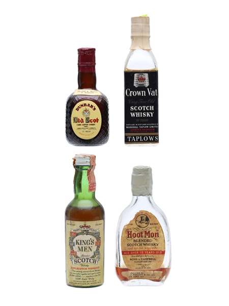 4 x Blended Scotch Whisky Miniature 