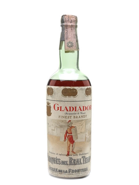 Marques Del Real Tesoro Gladiador Bottled 1950s 75cl / 40%