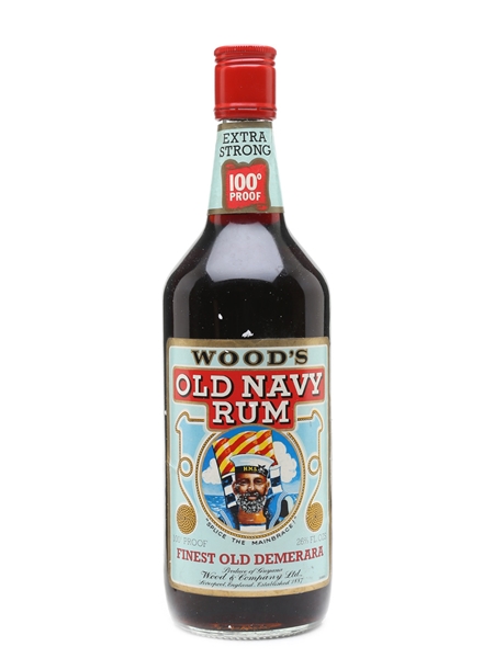 Wood's 100 Old Navy Rum Bottled 1970s 75.7cl / 57%