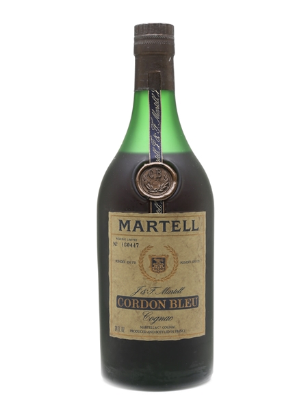 Martell Cordon Bleu Bottled 1970s - Numbered Bottle 68cl / 40%