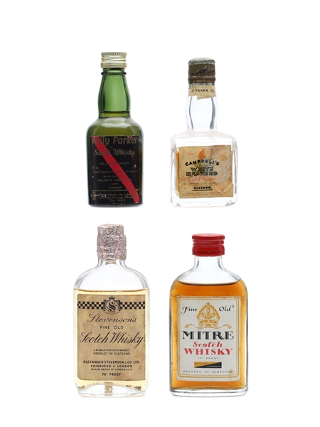 4 x Blended Scotch Whisky Miniature 