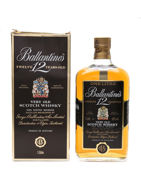 Ballantine's 12 Year Old Bottled 1980s 100cl / 43%