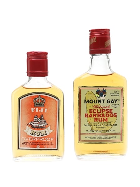 Mount Gay Eclipse & Fiji Overproof Rum  20cl & 15cl