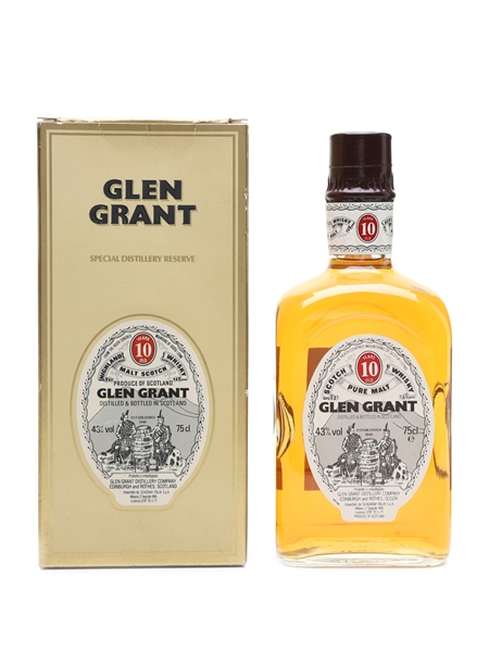 Glen Grant 10 Year Old Bottled 1980s - Seagram 75cl / 43%