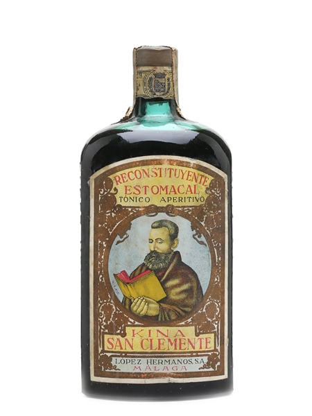 Lopez Hermanos San Clemente Kina Bottled 1950s 100cl