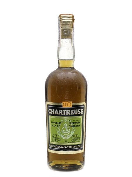 Chartreuse Green Bottled 1970s - Tarragona 70cl / 55%