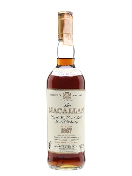 Macallan 1967 18 Year Old - Giovinetti 75cl / 43%