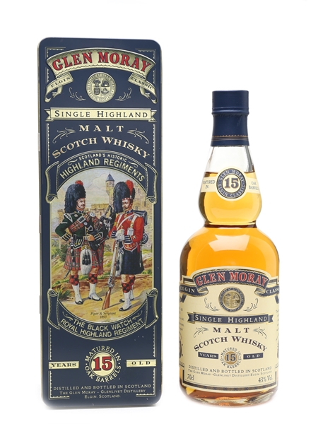 Glen Moray 15 Year Old Scotland's Historic Highland Regiments 70cl / 43%