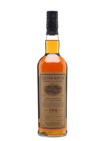 Glenmorangie 1991 Missouri Oak Reserve Bottled 2002 70cl / 55.7%