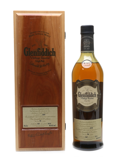 Glenfiddich 1973 Vintage Reserve 30 Year Old 70cl / 49.8%