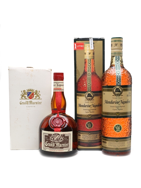 Grand Marnier & Mandarine Napoleon Bottled 1980s 70cl & 100cl / 40%