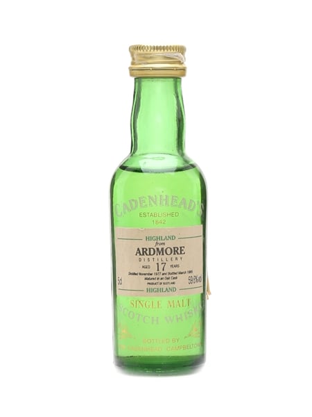 Ardmore 1977 17 Year Old - Cadenhead's 5cl / 59.6%