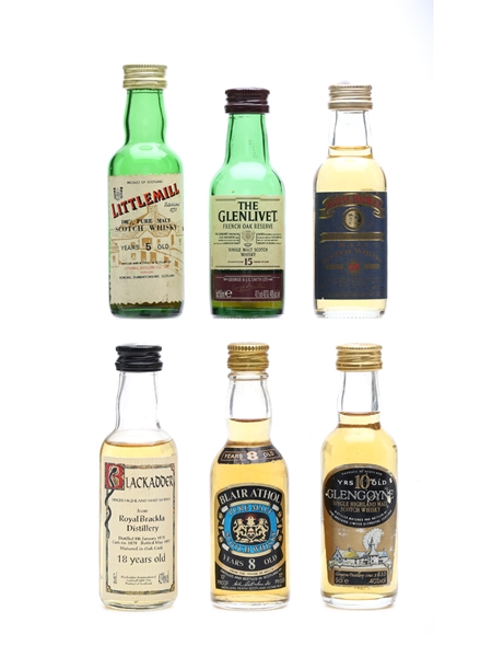 6 x Single Malt Scotch Whisky Miniature 