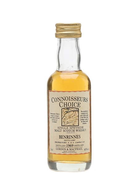 Benrinnes 1969 Connoisseurs Choice Bottled 1990s - Gordon & MacPhail 5cl / 40%