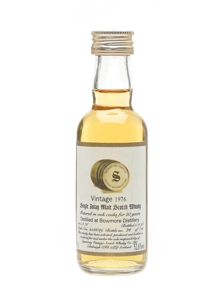 Bowmore 1976 20 Year Old - Signatory 5cl / 52.6%