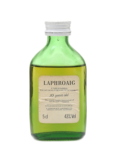 Laphroaig 10 Year Old Bottled 1980s 5cl / 43%