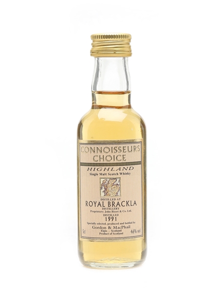 Royal Brackla 1991 Connoisseurs Choice Bottled 1990s-2000s - Gordon & MacPhail 5cl / 46%