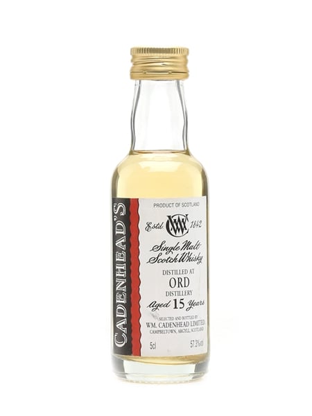 Ord 15 Year Old Cadenhead's 5cl / 56.8%