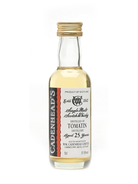 Tomatin 25 Year Old Cadenhead's 5cl / 51.9%