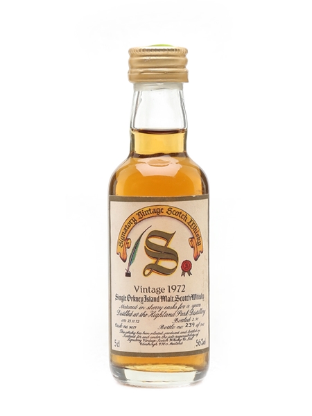 Highland Park 1972 18 Year Old - Signatory 5cl / 56%