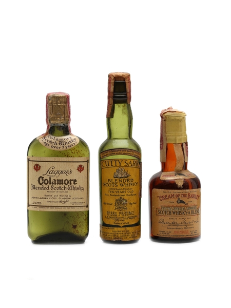 3 x Blended Scotch Whisky Miniature 