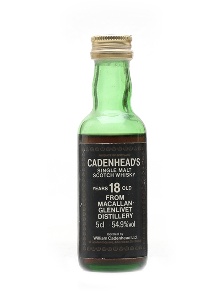 Macallan Glenlivet 18 Year Old Cadenhead's 5cl / 54.9%