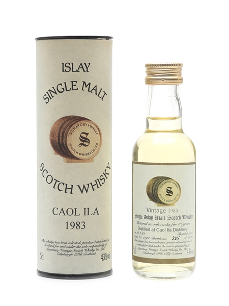 Caol Ila 1983 13 Year Old - Signatory 5cl / 43%