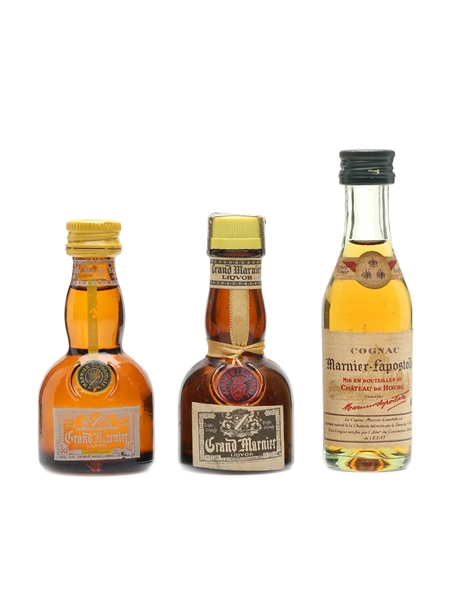 Marnier Lapostolle Cognac & Grand Marnier  3 x 3cl / 40%