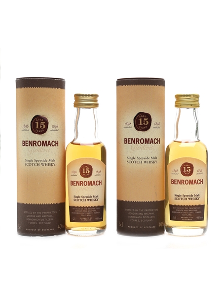 Benromach 15 Year Old Gordon & MacPhail 2 x 5cl / 40%